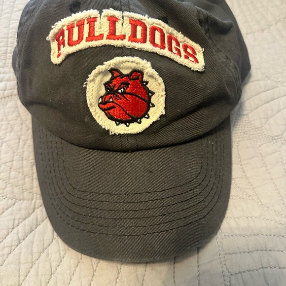 Bulldogs Gray Baseball Cap Hat One Size Fits All College Sports - Picture 2 of 5